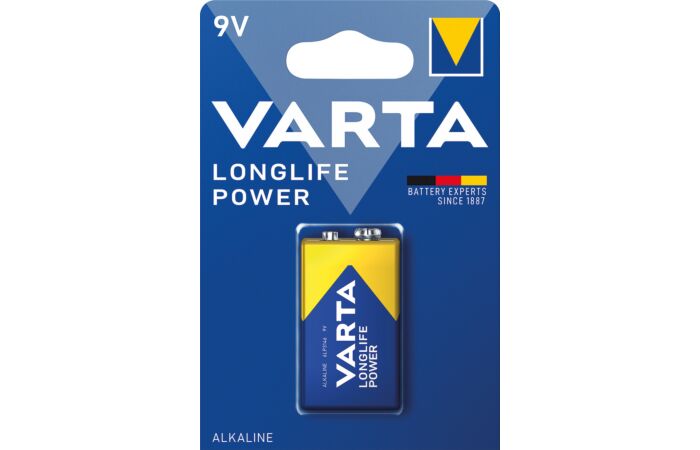 VARTA Baterie ALKALINE LONLIFE POWER 9V blistr 1ks