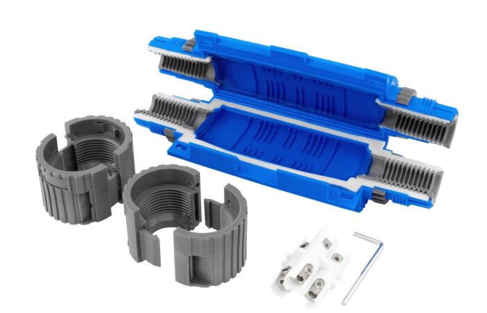 ETELEC Spojka SHARK 6801C gelová se svorkovnicí 3x (2,5-6mm2) IP68