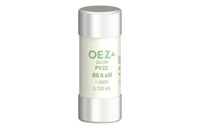 OEZ Pojistka válcová  80A PV22-AM