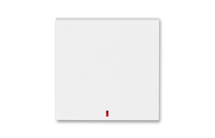 ABB LEVIT Ovladač 3559H-A00655 01 spínače kolébkového s červeným průzorem, bílá/ledová bílá