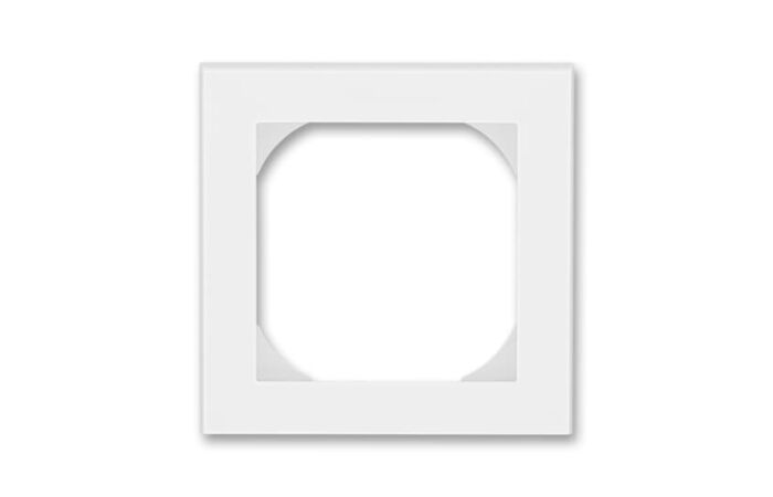 ABB LEVIT Rámeček 3901H-A05510 01 jednonásobný s otvorem 55x55, bílá/ledová bílá
