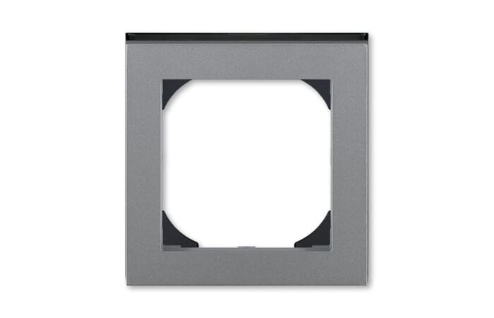 ABB LEVIT Rámeček 3901H-A05510 69 jednonásobný s otvorem 55x55, ocelová/kouřová černá