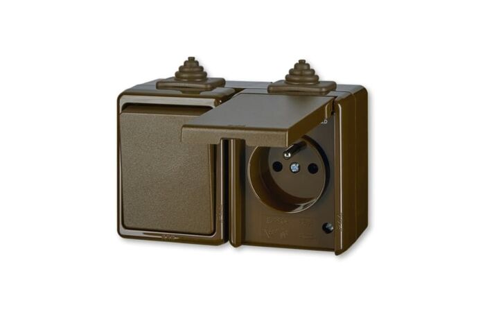 ABB Kombinace 3932-20062 H vypínač č.6+zásuvka