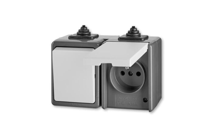 ABB Kombinace 3932-20062 S vypínač č.6+zásuvka