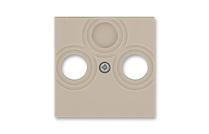 ABB LEVIT Kryt 5011H-A00300 18 zásuvky anténní s vylamovacím otvorem, macchiato