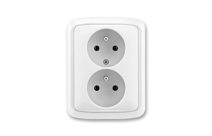 ABB TANGO Dvojzásuvka 5512A-2349 B bílá