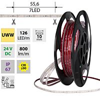 LED pásek SMD2835 UWW, 126LED/m, 9,6W/m,