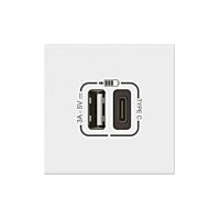 LEGRAND Nabíječka MOSAIC USB A+C 15W bílá