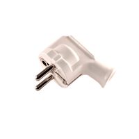 ELGOTECH Vidlice WT-35 250V/16A úhlová Unischuko IP20 bílá