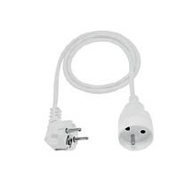 ELGOTECH Přívod prodlužovací   5m 1zásuvka-spojka 250V/16A IP20 bílá (H05VV-F 3x1,5)