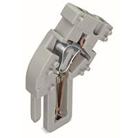 WAGO Modul 769-515 koncový pro 1vodičový konektor (zásuvku) úhlový CAGE CLAMP® 4 mm², šedá
