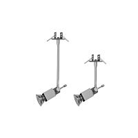 Sví. spot BORGO GU10/26cm stříbrná IP20