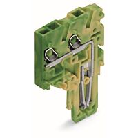 WAGO Modul 2020-287 2vodičový koncový s pružinovou svorkovnicí Push-in CAGE CLAMP® 1,5 mm², zelenožlutá