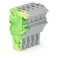 WAGO Svorka 2022-105/000-037 1vodičová pružinová Push-in CAGE CLAMP®, 4 mm², šedá/zelenožlutá