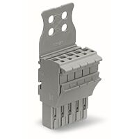 WAGO Svorka 2022-105/134-000 1vodičová pružinová Push-in CAGE CLAMP®, 4 mm², šedá