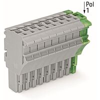 WAGO Svorka 2022-111/000-036 1vodičová pružinová Push-in CAGE CLAMP®, 4 mm², šedá/zelenožlutá