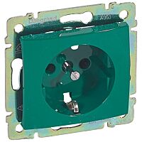 774372, VA ZELENÁ ZÁSUVKA 2P+T SCHUKO