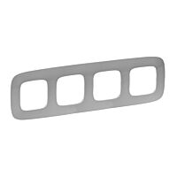 LEGRAND Rámeček 754394 4P hliník