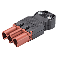 vidlice na kabel, 3-pól, šroubové svorky