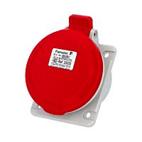 FAMATEL Zásuvka 32A/400V 5-pól IP44 vestavná šikmá