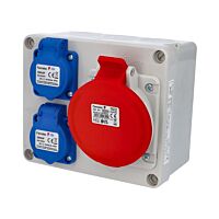 FAMATEL Skříň 3070 2x230V a 1x400V/32A/5p zásuvková