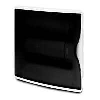 FAMATEL Skříň NUOVA 3524 24TE pod omítku průhledné dveře IP40