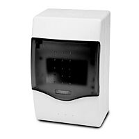 FAMATEL Skříň NUOVA 3604 4TE na omítku průhledné dveře IP40