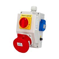 FAMATEL Kombinace SB215 2xzás. +spínač IP44