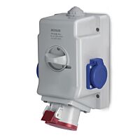 SCAME Kombinace OPTIMA 16A/4P+2x230V IP54