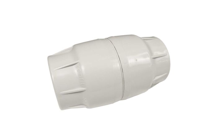 KOPOS Spojka 05043_KB HDPE Ø40 narážecí šedá