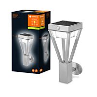 LEDVANCE Svítidlo solární nástěnné se senzorem ENDURA STYLE SOLAR BOUQUET Wall Sensor 6W Stainless Steel