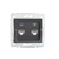 LOGI Zásuvka datová-telefonní RJ45Cat 5e