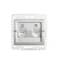 LOGI Zásuvka datová-telefonní RJ45Cat 6