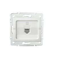 KANLUX Zásuvka LOGI RJ45 Cat.6 datová bílá