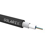 SOLARIX Univerzální kabel CLT Solarix 04vl 50/125 LSOH Eca OM2 černý SXKO-CLT-4-OM2-LSOH
