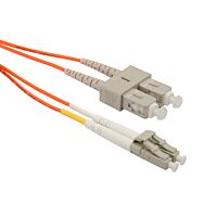 SOLARIX Patch kabel Solarix 50/125 LCupc/SCupc MM OM2 1m duplex SXPC-LC/SC-UPC-OM2-1M-D