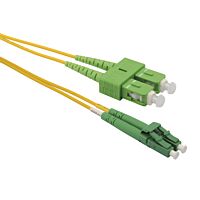 SOLARIX Patch kabel 9/125 LCapc/SCapc SM OS 2m duplex SXPC-LC/SC-APC-OS-2M-D