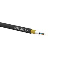 SOLARIX Zafukovací kabel MINI Solarix 04vl 9/125 HDPE Fca černý SXKO-MINI-4-OS-HDPE
