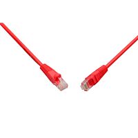 SOLARIX Patch kabel CAT6 UTP PVC 0,5m červený snag-proof C6-114RD-0,5MB