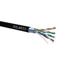 SOLARIX Instalační kabel Solarix CAT5E FTP PE Fca 100m/box SXKD-5E-FTP-PE