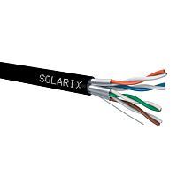 SOLARIX Instalační kabel Solarix CAT6A STP PE Fca 500m/cívka SXKD-6A-STP-PE