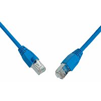 SOLARIX Patch kabel CAT6 SFTP PVC 0,5m modrý snag-proof C6-315BU-0,5MB