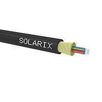 SOLARIX DROP1000 kabel Solarix 24vl 9/125 3.9mm LSOH Eca černý SXKO-DROP-24-OS-LSOH