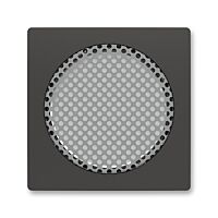 ABB Zoni 5016T-A00075 237 Ovládač (kryt) pro reproduktor AudioWorld, s kulatou mřížkou;  matná černá
