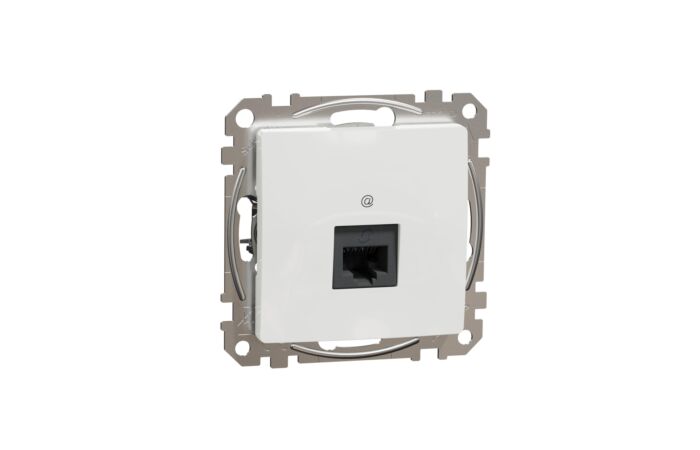 SCHNEIDER Sedna Design & Elements Datová zásuvka 1xRJ45 kat. 6 UTP bílá