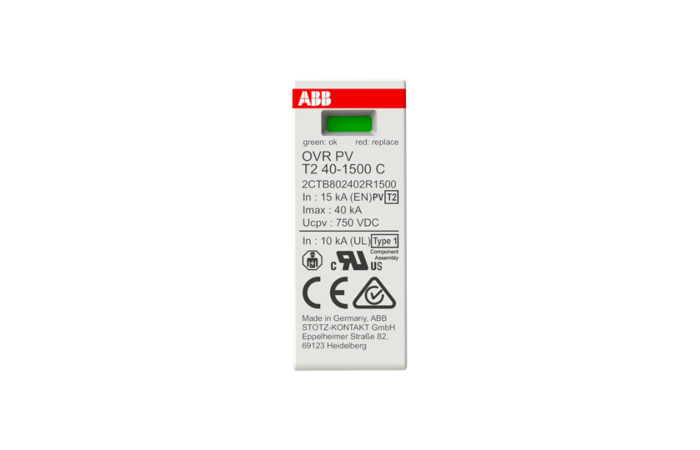 OVR PV T2 40-1500 C OVR PV T2 40-1500 C,