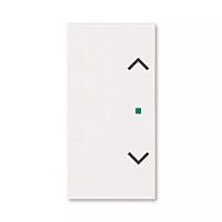 ABB Kryt LEVIT 6220H-A02002 68 2násobný levý/pravý, symbol „žaluzie“; perleťová