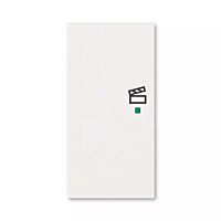 ABB Kryt LEVIT 6220H-A02103 68 2násobný levý, symbol „scény“; perleťová