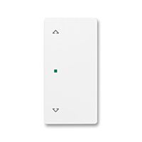 ABB Kryt ZONI 6220T-A02002 240 ovládání 2násobný, symbol "žaluzie" matná bílá