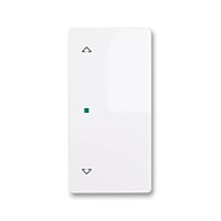 ABB Kryt ZONI 6220T-A02002 500 ovládání 2násobný, symbol "žaluzie" bílá